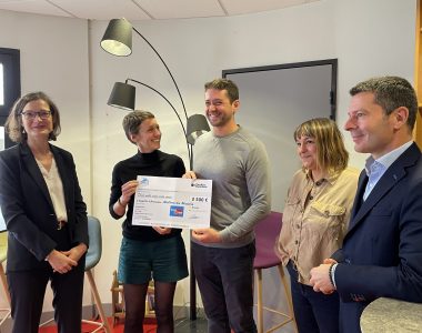 REMISE DU PRIX COUP DE CŒUR DE LA BANQUE POSTALE AUX ATELIERS DU MOULIN